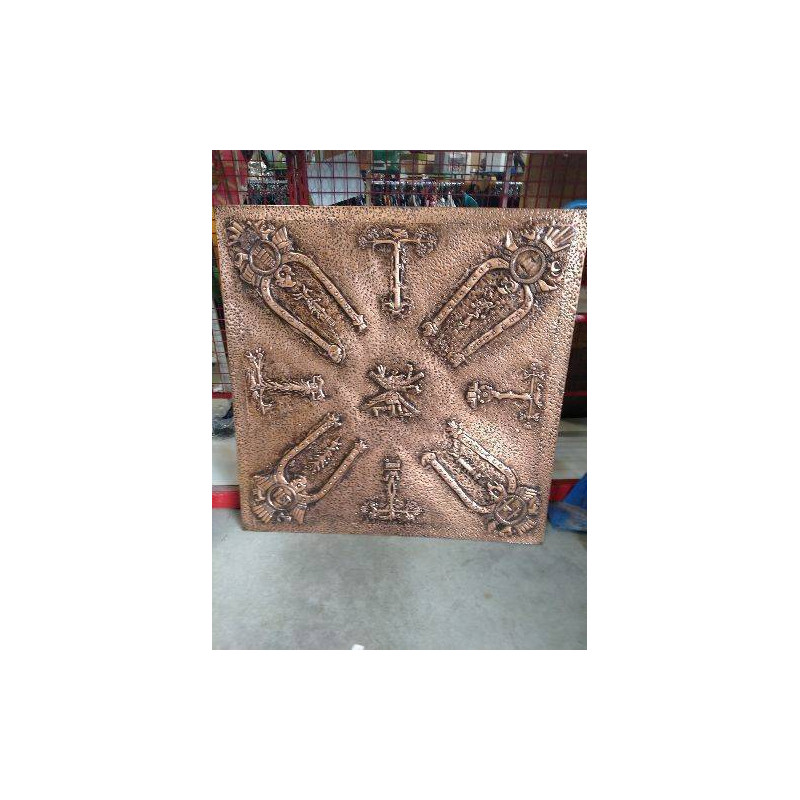 DECO MURALE CUIVRE 120X120