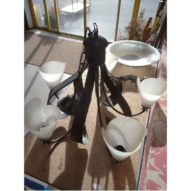 SUSPENSION FER FORGÉ ARTISANALE 