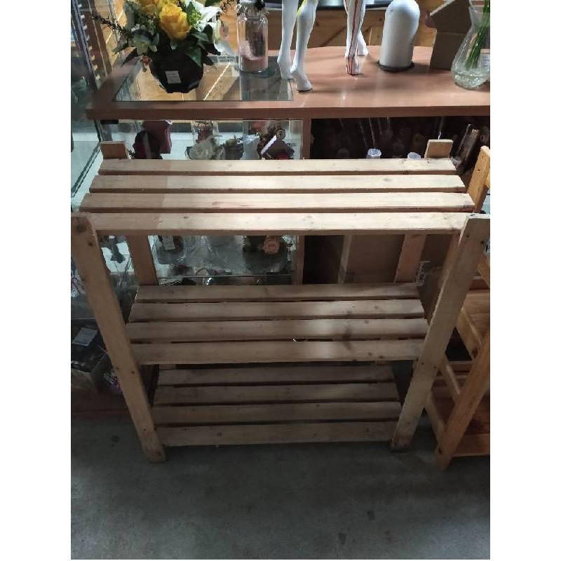 ÉTAGÈRE BOIS 3 NIVEAUX 