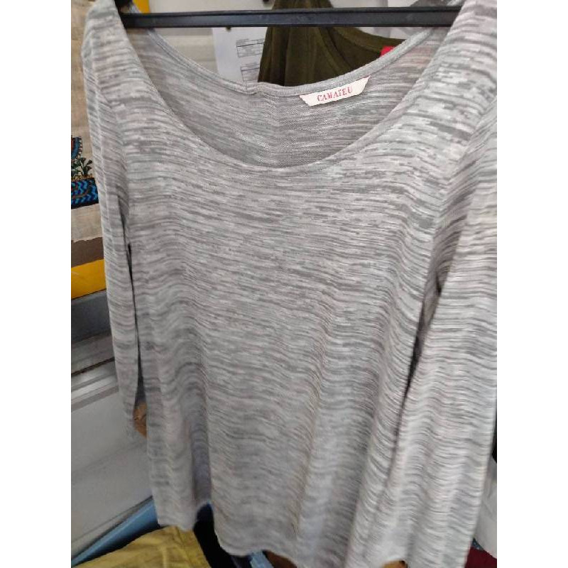 TUNIQUE GRIS CAMAÏEU