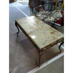 TABLE BASSE LAITON ET ALBATRE