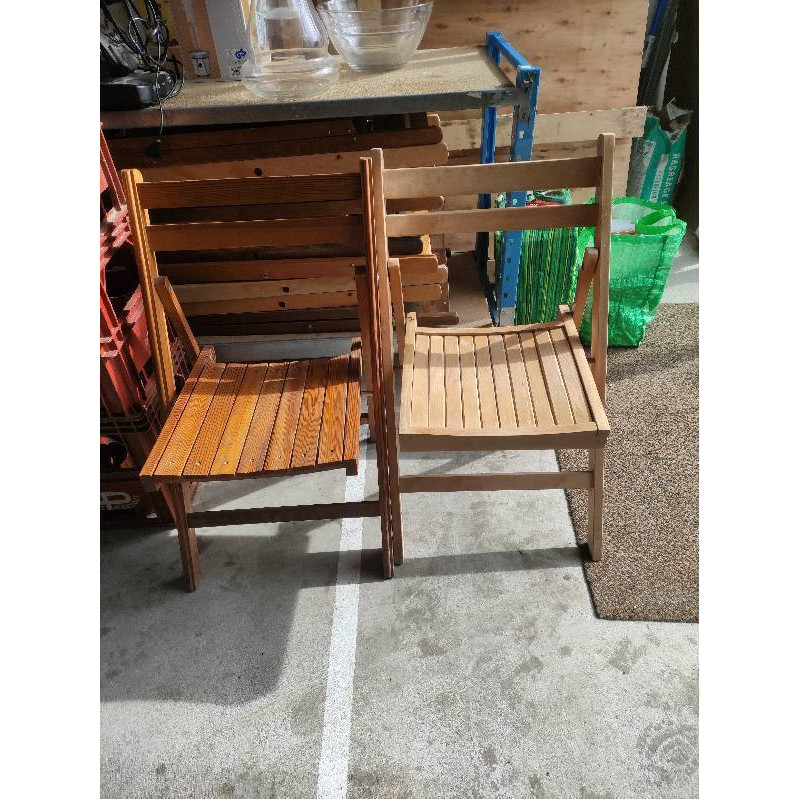 CHAISES EXTÉRIEUR BOIS 