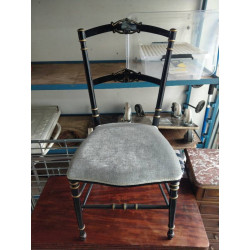 CHAISE ASSISE TISSUS 