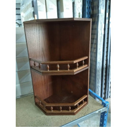 ÉTAGÈRE D\'ANGLE EN BOIS 