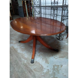 TABLE BASSE PIED CENTRAL BOIS 