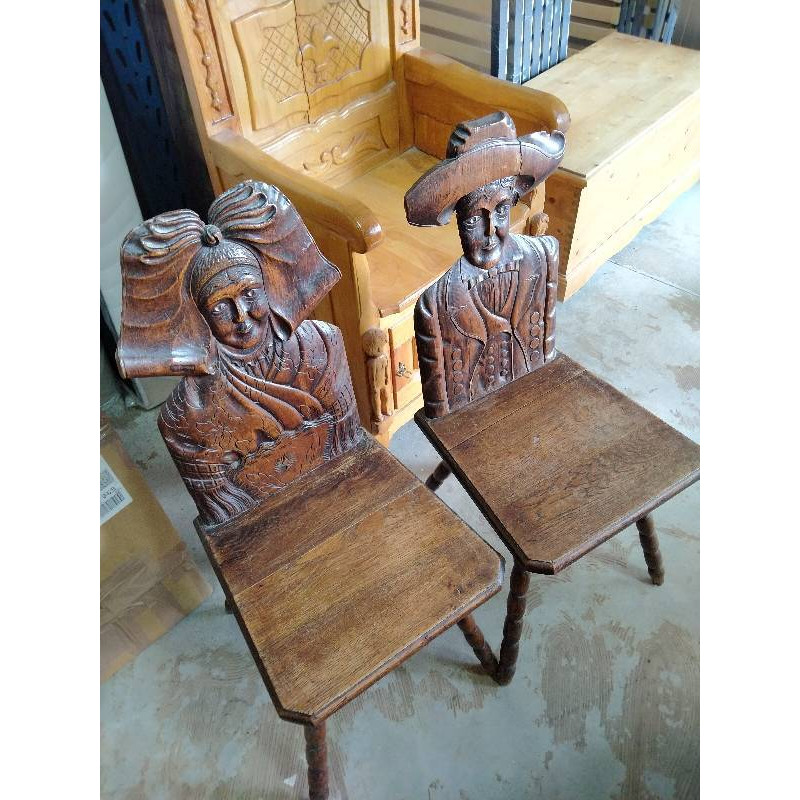 CHAISE COUPLE ALSACIEN 