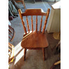 LOT 4 CHAISES BOIS 