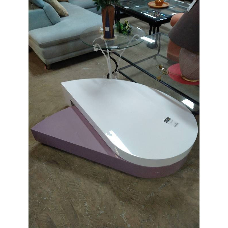 TABLE BI COULEUR HARICOT 