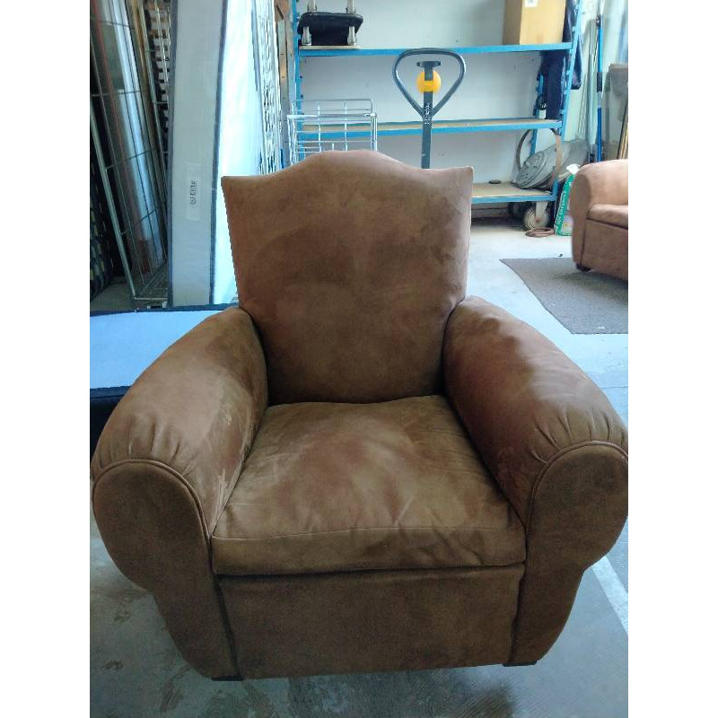 FAUTEUIL MARRON CLUB