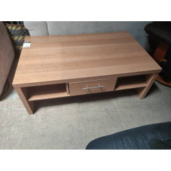 TABLE BASSE 1 TIROIR 2 NICHES