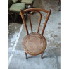 CHAISE BOIS ASSISE CANNE 