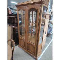 VITRINE CHÊNE 2 PORTES