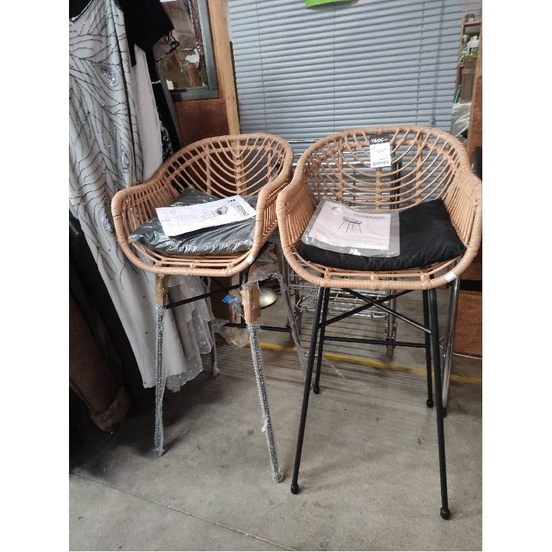 LOT 2 TABOURET HAUT ROSANO