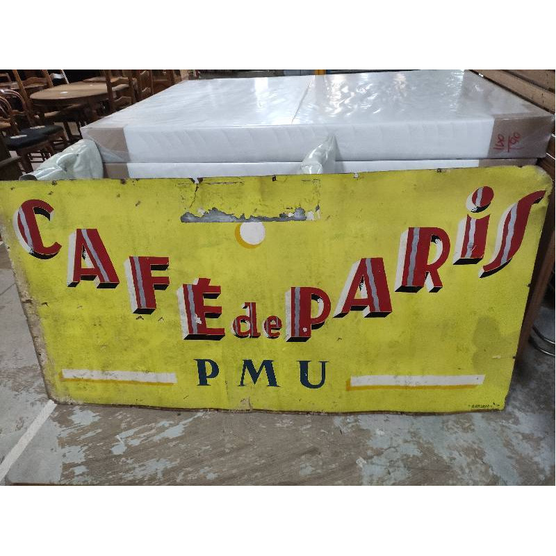 AFFICHE CAFÉ DE PARIS AUTHENTIQUE 