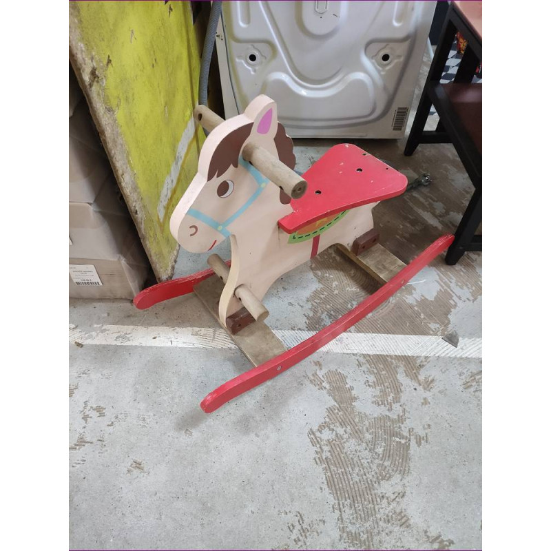 CHEVAL À BASCULE BOIS 