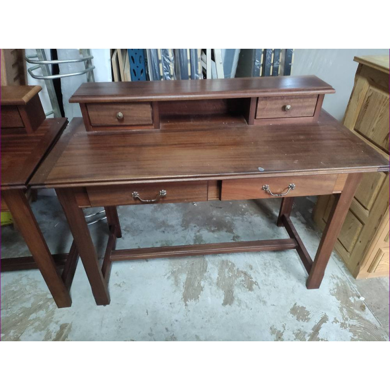 BUREAU BOIS 4 TIROIRS